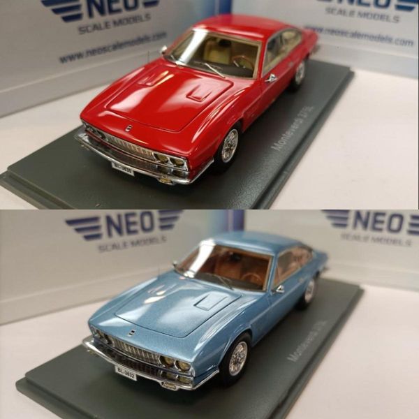 Diecast Model Neo 1 43 Monteverdi 375L 1969 Vintage Car Simulation Limited Edition Resin State Static Gired 230810