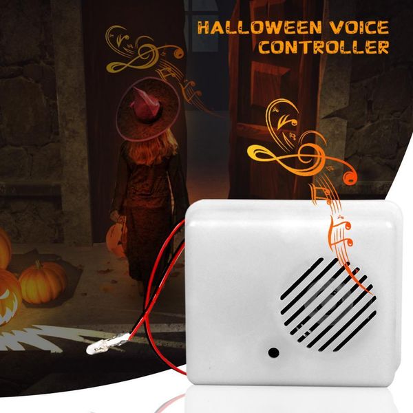 Другое событие вечеринка поставляет Halloween Sound Sensor Activated Scary Props Crest Descoration Sound Densor Scrieck Descier House House Horror Props 230809