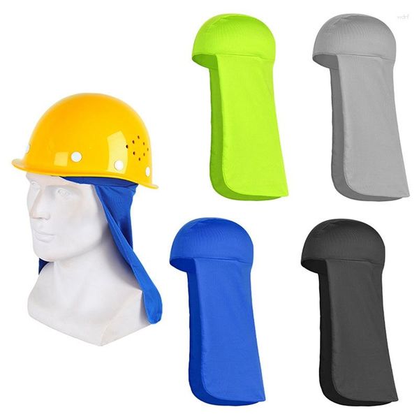 Beralar Şapkalar Açık UV Koruması Geniş Senti Elastik Polyester Sert Şapka Boyun Koruyucu Yürüyüş Bisiklet Soğutma Soğutma Kapağı Nefes Alabilir