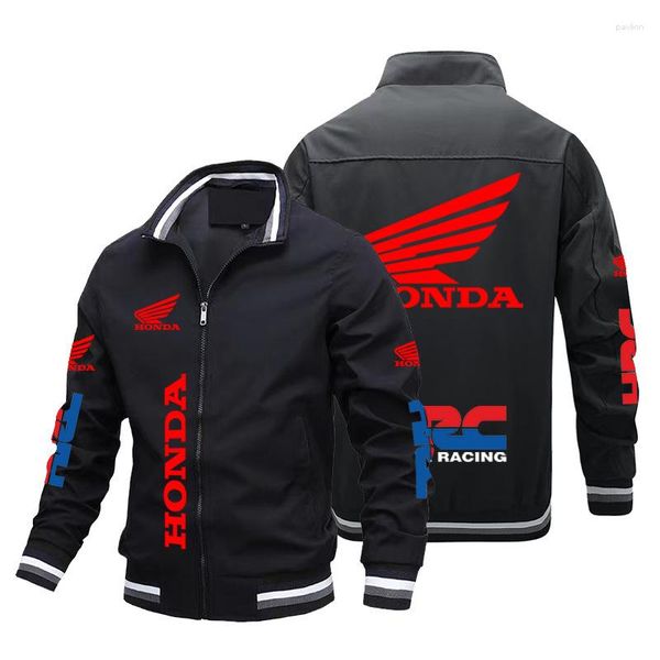 Jaquetas masculinas primavera e outono esportes oversized jaqueta motocicleta ciclismo cross country baseball outdoor rally punk flight sui