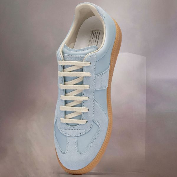 2023 Neue Maisons Margiela Replikat Low Casual Sneaker Womens Run Foam Läufer Wildleder -Trainer Designer Reise im Freien weiße Loafer -Basketball -Basketball -Basketball -Lady Kid