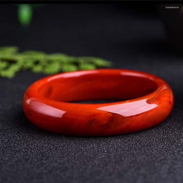 Pulseira Real Jades Bangles Natural Red Agate Amulet Bracelets Women Genuine Certified Stone Jewelry For Girlfriend Mom Gift