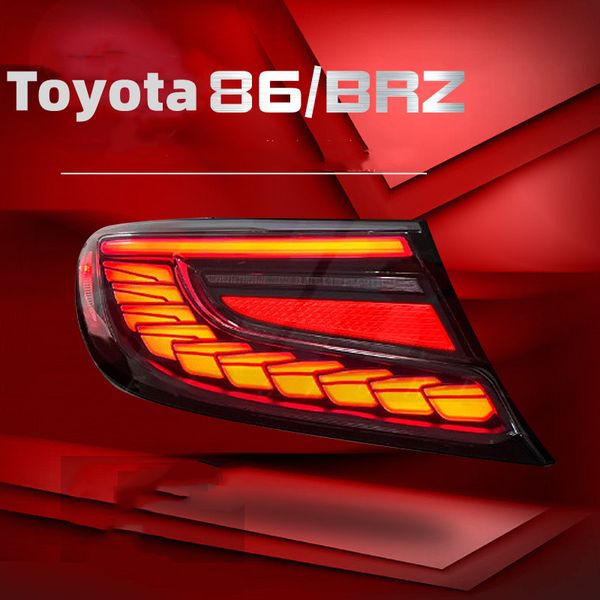 Luzes traseiras traseiras do carro para Toyota Gr86 Montagem traseira Subaru Brz LED LED LIGHT FLUXO DO FLUGO DE TRANHA DE SINAL