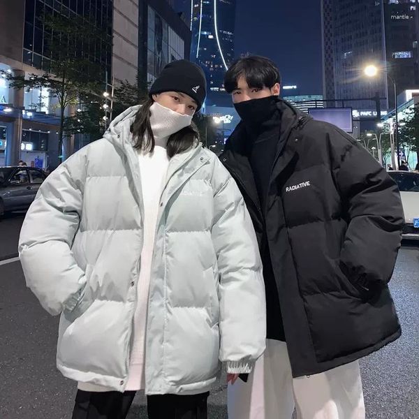 Kadın Trençkotları Kış Giyim 2023 Koreli Gevşek Sevgililer Öğrenci Pamuklu Çaplı Ceket Kızlar Parkas Outerwear FP905