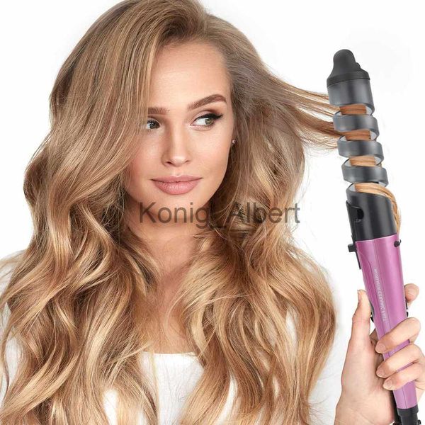 Outros itens de remoção de cabelo Profissional cambista de cabelo magia spiral curling ferro aquecimento rápido vara de curling hair styler protyling ferramenta x0810 x0813