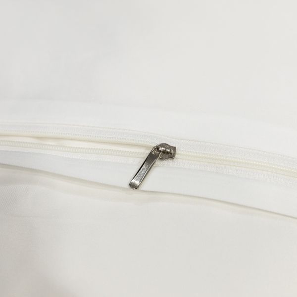 Beyaz İpek Pamuk Yatak Seti Lüks 4 PCS Saten Yatak Setleri Düz Renk Nakış Yorgan Kapağı Kral Kraliçe Yatak Kilin P328Z