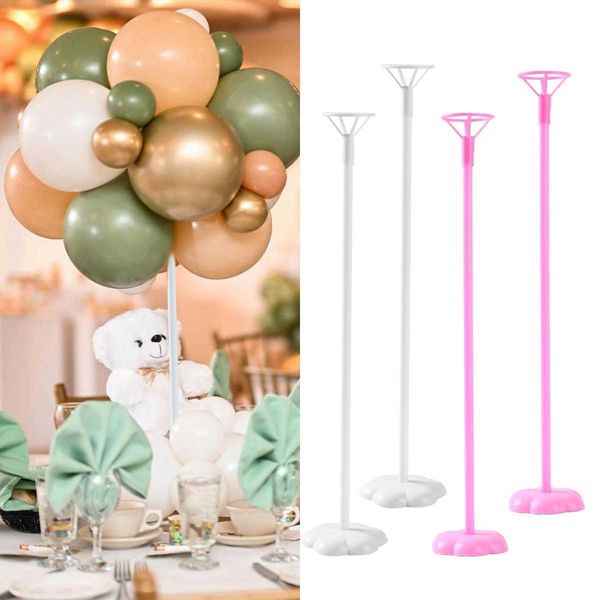 Suporte de balão para decoração, coluna, mesa de aniversário de casamento, decoração infantil, base de suporte para balão, chá de bebê, globos