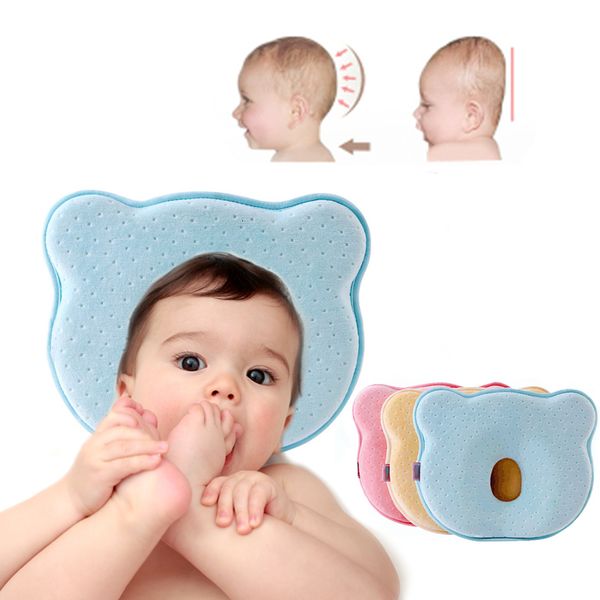 Almofadas Pillow Pillow Memory Foam Baby Baby Shaping Pillows para evitar a cabeça ergonômica 230811