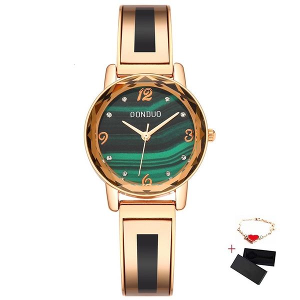 Altri orologi da donna Ponduo Women Luxury Ladies Dress Diamond in acciaio inossidabile Orologio da polso da donna Famoso marchio Waterproof 230811