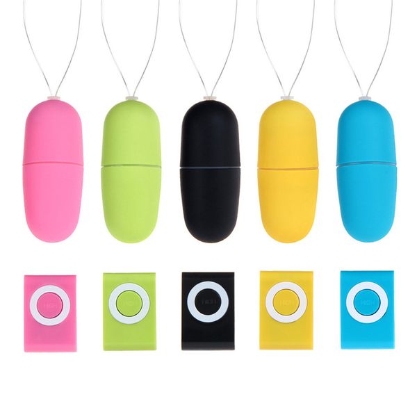 20 Geschwindigkeit Fernbedienung Wireless Vibrator MP3 Vaginal vibrierende Eier wasserdichte Masturbatorspielzeug für Frauen