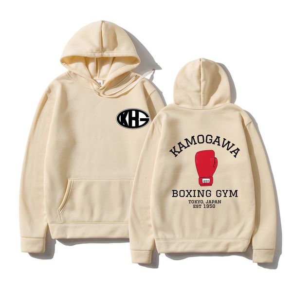 Erkek Hoodies Sweatshirts Anime Hajime hiçbir Ippo Kamogawa Boks Spor Salyası Hoodies Kadın Kış Erkek Hoodie Springautumn Sweatshirt Hip Hop Harajuku Sudaderas 230810