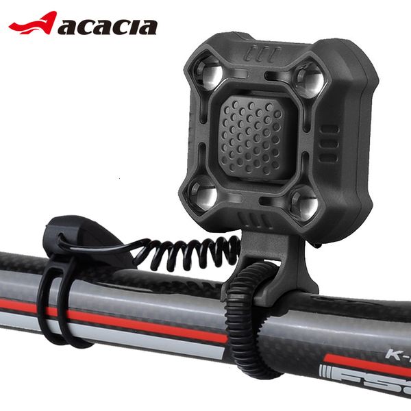 Horns bici da biciclette da 140 dB USB ricaricata allarme ad allarme ad allarme anteriore manubrio di corna elettronica campanelli impermeabili suoneria 230811