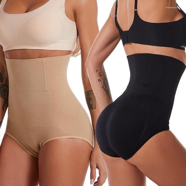 Kadın şekillendiricileri Shapewear Kadın Yüksek Bel Kalça Şekillendirme Şortu Zayıflama Kılıfı Kadın Düz Göbek Eğitmeni Bağlayıcılar ve Faja