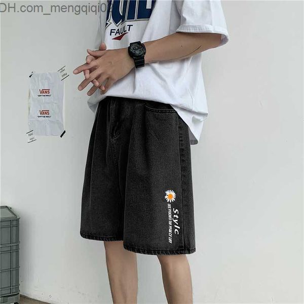 Herrenhosen Sommer -Denim -Shorts Herren -Trend Straight Pocket Hosen Casual Five Pants Street Gym Z230814