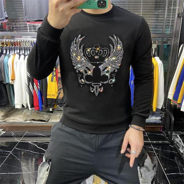 Abbigliamento da marca da uomo abbigliamento da uomo pullover maschile designer di lusso uomo con cappuccio autunno di strass inverno.