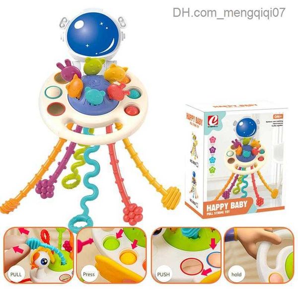 Trough Toys 3-в-1 Разработка стоматологических сенсорных игрушек Montessori Toys Toys Toys Travel Toys 1-3 года силиконовых шнурков Образовательные игрушки Z230814