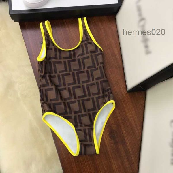 Tasarımcı Marka Sıcak Mayo Çocuklar Bir parçalar yüzer kız bebek bikini yürümeye başlayan çocuk çocuklar yaz baskılı plaj havuzu spor mayo gençlik bebekler k e829#