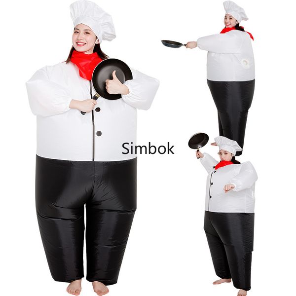 Шеф -повар надувные мультипликационные талисма костюми