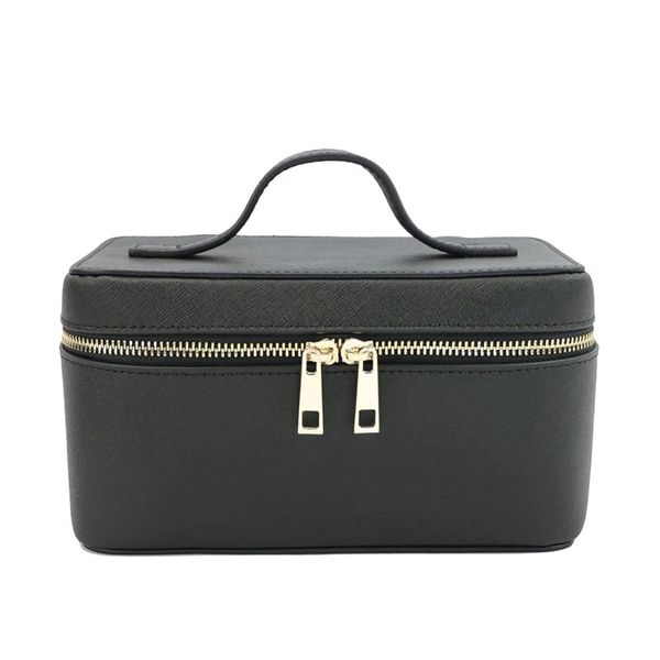 Косметические сумки корпусы Ladies Saffiano Split Leather Travel Traver Bag Сурка