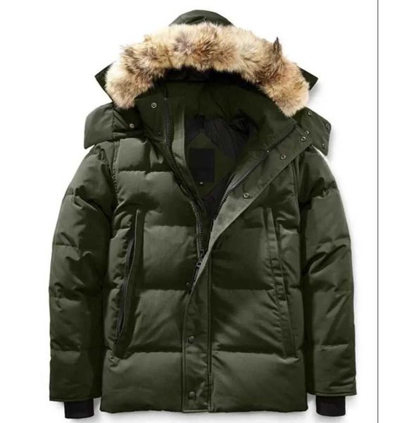 women's Winter New down jackets parka coat hoodie with real wolf fur jacket zipper Windproof and waterproof warm coats women outdoor