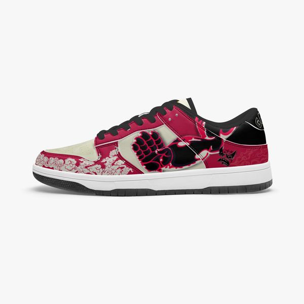 Fashion e bellissime scarpe fai-da-te personalizzate che gestiscono scarpe marroni di grandi dimensioni da uomo fumetto di team da donna New Black Bianco Pink Purple Sneakers per esterni 36-48 41588