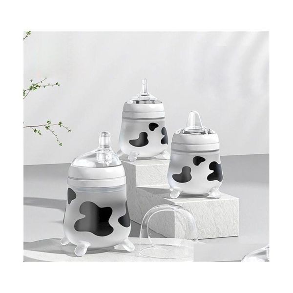 Baby Bottles# Bottles Sile Feeding Bottle Cote Cow IMITATIVA O MAIOR LEITE PARA NASCIM