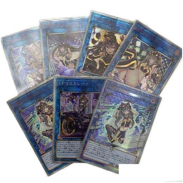 Kart Oyunları Yu-Gi-Oh Pac1 DIY Özel Üretim IP Masquerena Hobby Koleksiyonu Orijinal Değil G220311 Bırakan Teslim Oyuncak Hediyeleri Bulmacalar DHSJW