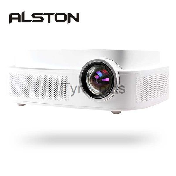 Проекторы Alston Q7 Full HD светодиодный проектор 4K HDMI-совместимый с USB AV 1080P Portable Cinema Proyector Beamer x0811
