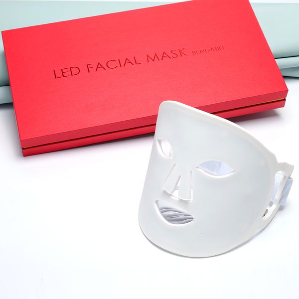 Yüz Masajı Merhaba Bio LED Maske 7 Renkli Işık Profesyonel Makinesi Yardak Led Pon Home Glow Cilt Tonu 230811