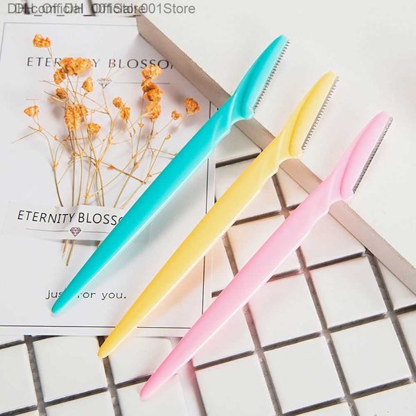 3pcs Augenbrauen Trimmer Augenbrauen Rasierer Blade Eyebrow Shaper Gesichtshaarentfernung Rasierer Weibliche Schönheit und Make -up -Werkzeug Z230815