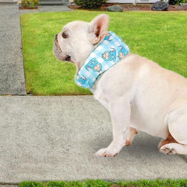 Köpek giyim soğutma buz bandana nefes alabilen evcil hayvan yaka yaz aylarında paketler parti malzemeleri süslemeleri ts1