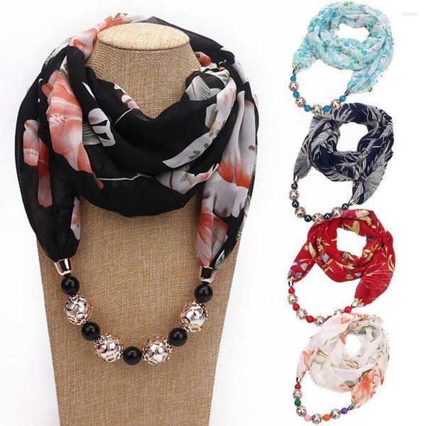 Scarpes Fashion Women Ciptant Scarf Necklace Female Femme Boho Accessori gioielli Hijab S8F7