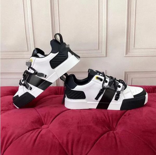 Spring new luxury casual shoes couple low-cut leather sneakers with high-end shoes for tourism.