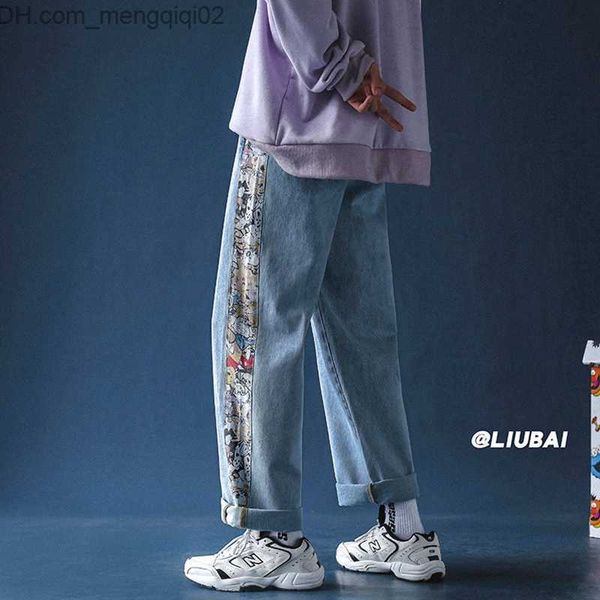 Herrenhosen Jeans für Herrenmode koreanische Weitbeindaddad Hose Marke Hip-Hop Frühling Straight Hosen Kleidung Street Hip-Hop Factory Z230814