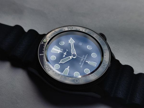 Начатые часы heimdallrwatch sharkeyskx007 nh35a Движение керамическая рамка