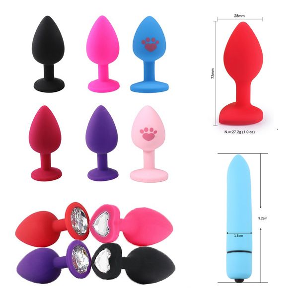 Anal Toys Plug Butt Sex Toy für Frauen Männer Soft Silikon Prostata Massagebast