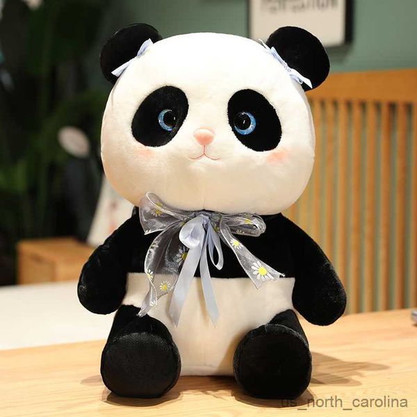 Фаршированные плюшевые животные новый стиль милый фарфоровой панда плюшевые игрушки мягкие животные куклы, наполненная детскими подарками на день рождения r230811