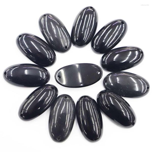 Collane a ciondolo 4pcs/lotto di qualità naturale Obsidian Obsidian Collana bracciale a mano Cinceri per la moda fai -da -te per la produzione di gioielli Accessori