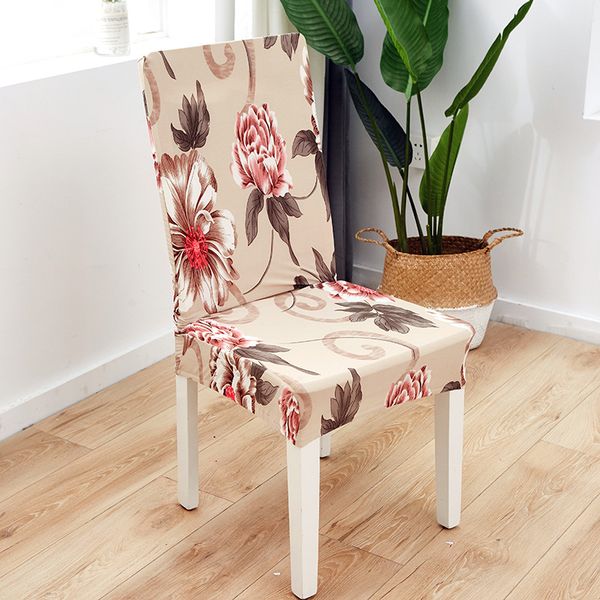 Coperture per sedie Attrematura di stampa a farfalla Copertura elastica da pranzo elastico spandex rimovibile anti-dirty copri sedili sedile sedile