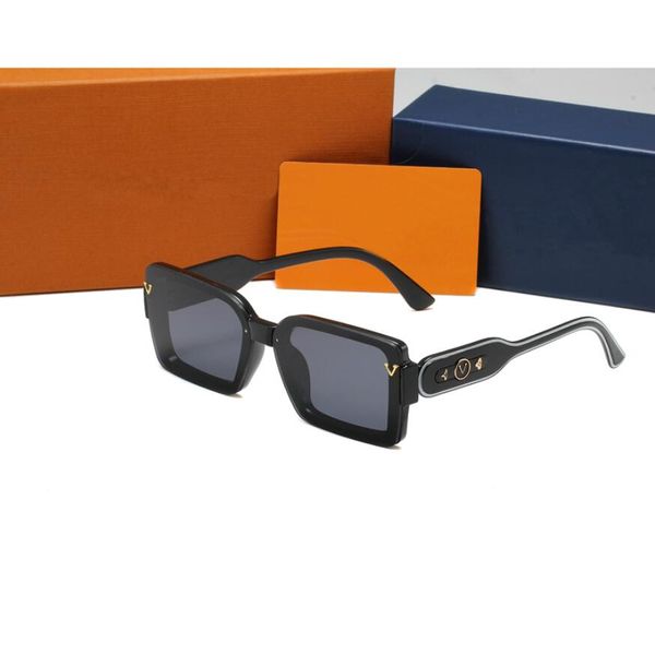 Новые дизайнерские солнцезащитные очки роскошные квадратные солнцезащитные очки Высококачественные ношения удобные онлайн -знаменитости модель моды L3252