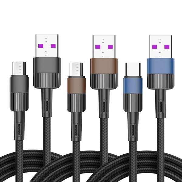 Новый анти скользкий USB-кабели тип C Неребенная плетена