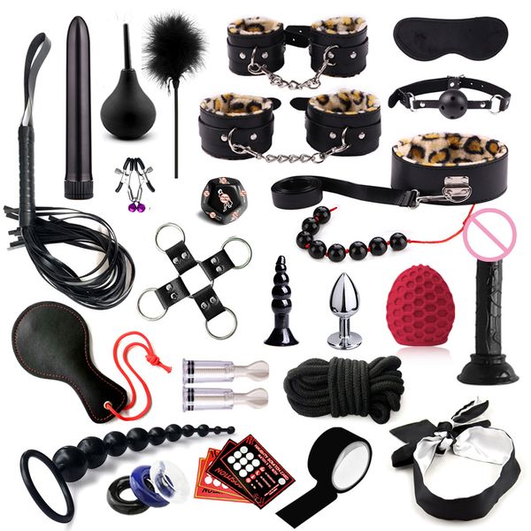 Toys para adultos Sexo para mulheres Sexy Handcuffs Sessão Anal Vibrador Acessórios eróticos femininos sexulaes adultos 18 230811