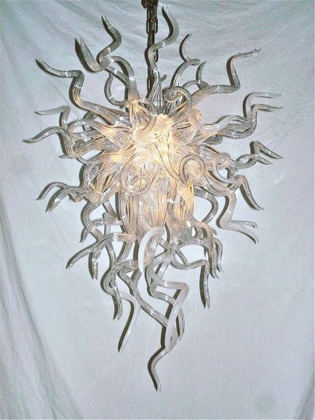 Северные белые элегантные освещения современные люстра Мурано подвесная столовая классические домашние лампы светильники