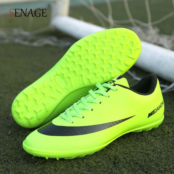 Отсуть обувь Senage Professional Kids Soccer Shoes Высококачественные на открытом воздухе футбольные бутсы Superfly Futsal Football Boots Мужские кроссовки 230811