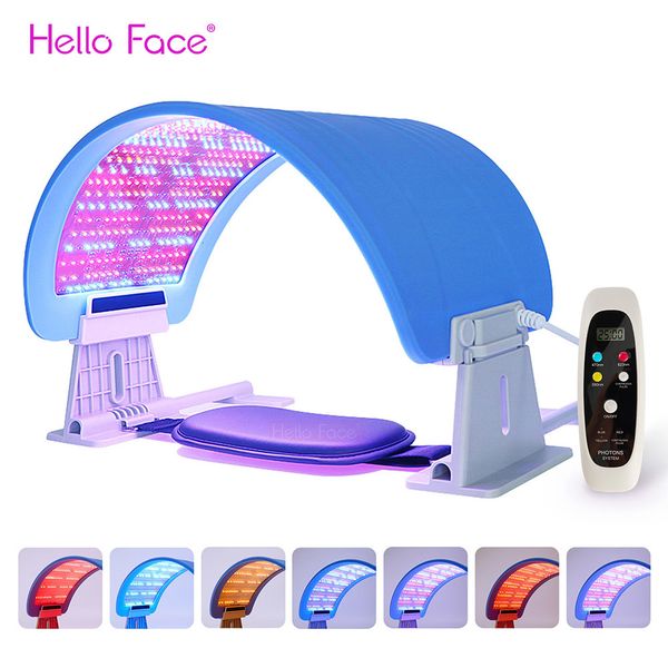 Face Massager Hello Pdt LED Body Mask 573 Lampada POTERAPIA POTERAPIA Spettrometro pieghevole LED con Google 230811