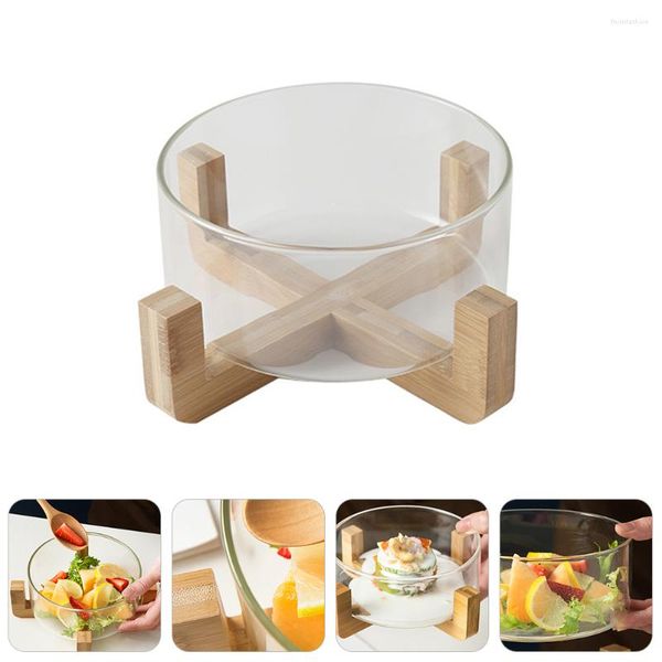 Corriere set di frutta insalata di fruit home noodle miscelazione del bicchiere che serve alto borosilicato