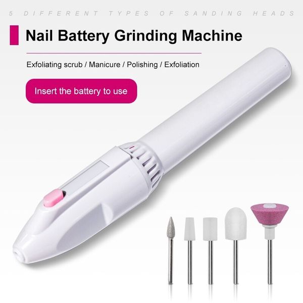 Nagel Maniküre Set 5 in 1 Mini Electric Nagel Bohrer Kit Maniküre Pediküre Mahlen Poliernägelkunst Schleifdatei Stift Werkzeuge Maschine 230811