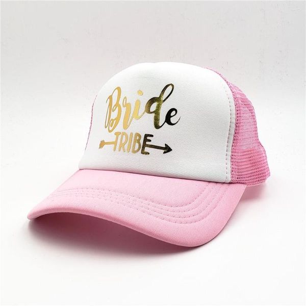 Top Caps Gelin Kabile Bachelorette Snapback Trucker Hat Cap Team Gold Mektuplar Beyzbol Şapkaları Olmak