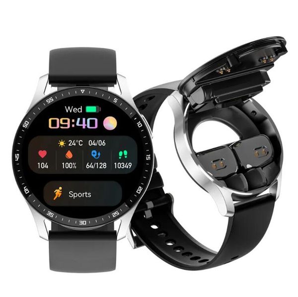 Nuovo arrivo X7 Smart Watch con auricolari in-ear Call Music TWS 2 in 1 Smartwatch auricolare