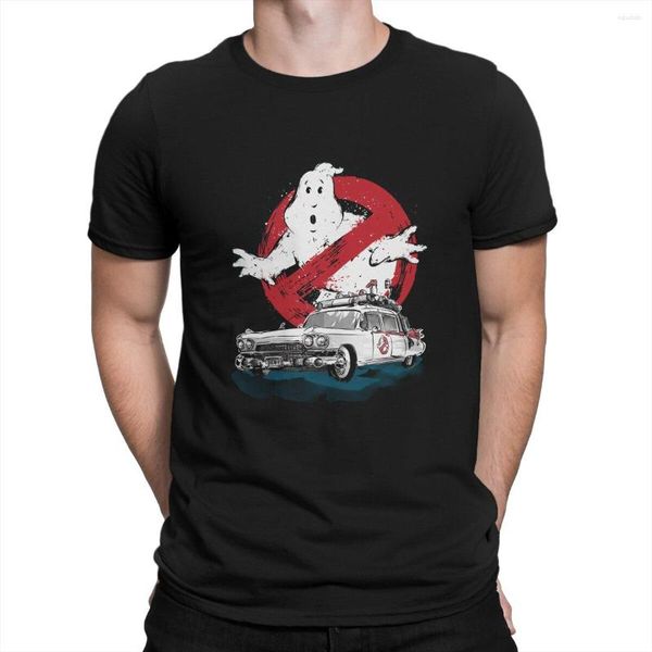 Herren T-Shirts Ecto Sumi-e T-Shirt für Männer Ghosts Buster Kleidung Fashion Polyester Hemd weich